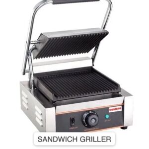 COMMERCIAL SANDWICH MAKER GRILLER for jumbo breads 1 year warranty 2500w